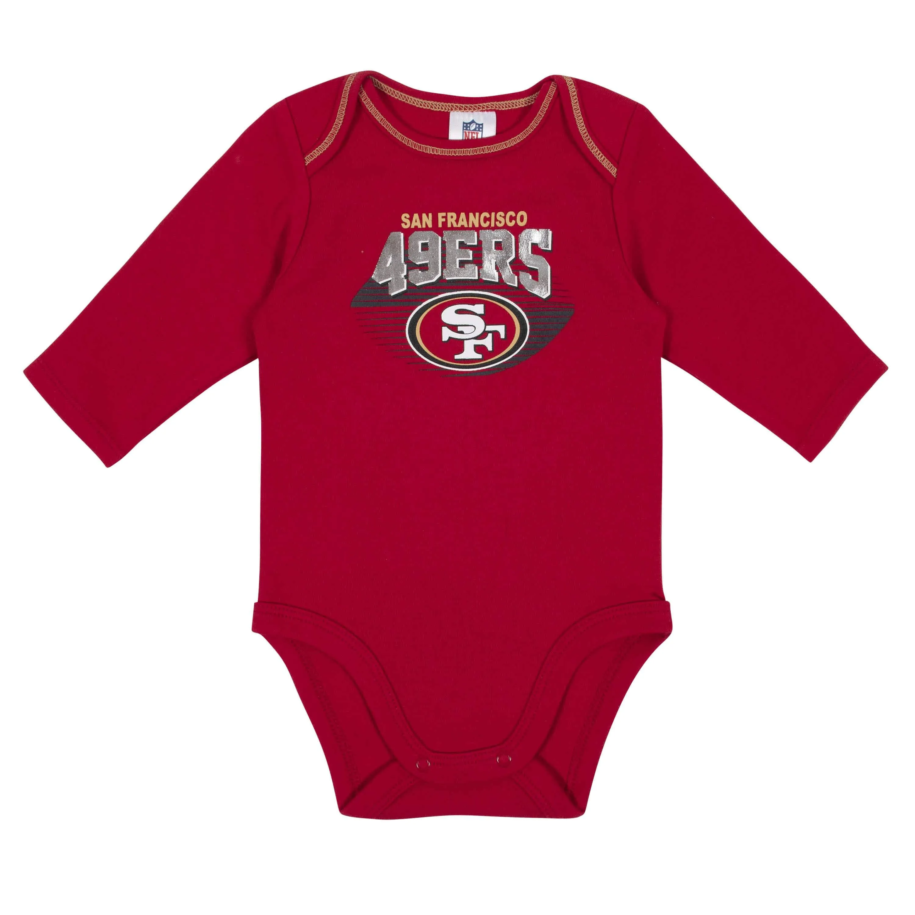 2-Pack Baby Boys 49ers Long Sleeve Bodysuits