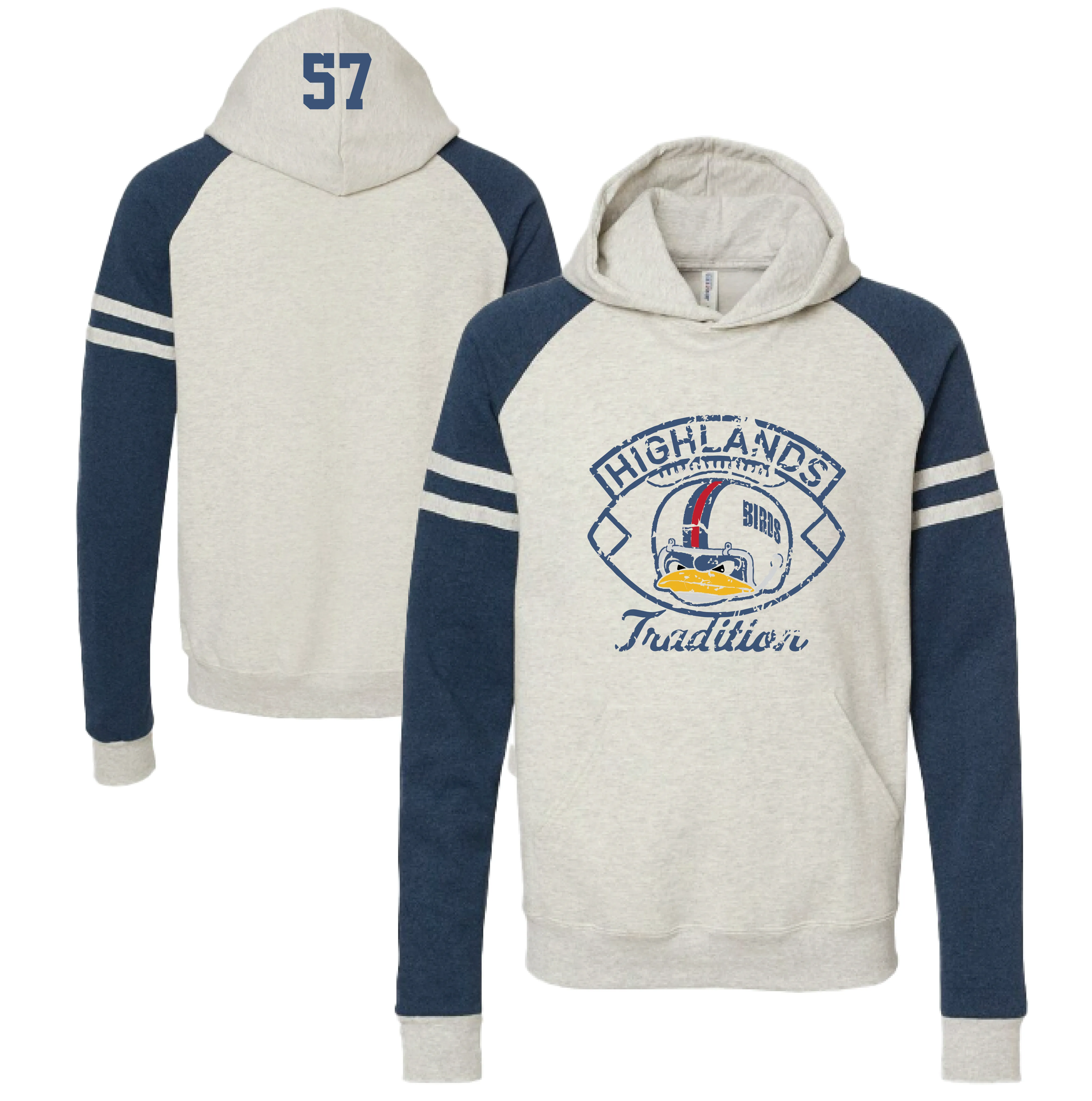 2024 HHS Football Spiritwear - Vintage Hoodie