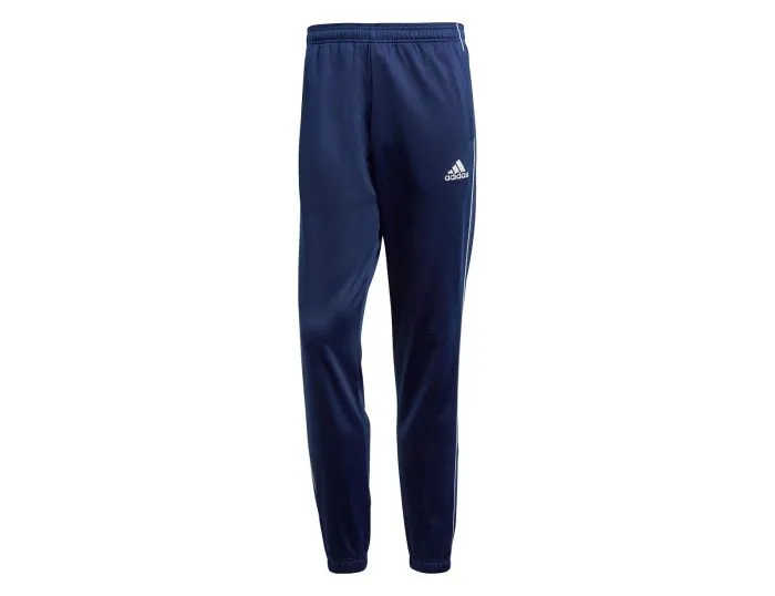 4 x Mens Adidas Core 18 Pes Trackie Pant Training Bottoms Dark Blue/White