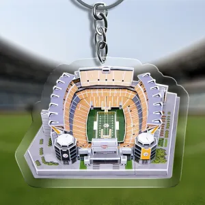 Acrisure Stadium Gifts For Football Fan Acrylic Keychain American Football Field Pittsburgh Steelers