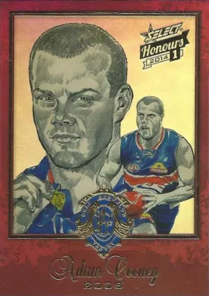 Adam Cooney, Brownlow Sketch, 2014 Select AFL Honours 1