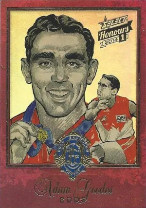 Adam Goodes, BSK45, Brownlow Sketch, 2014 Select AFL Honours 1