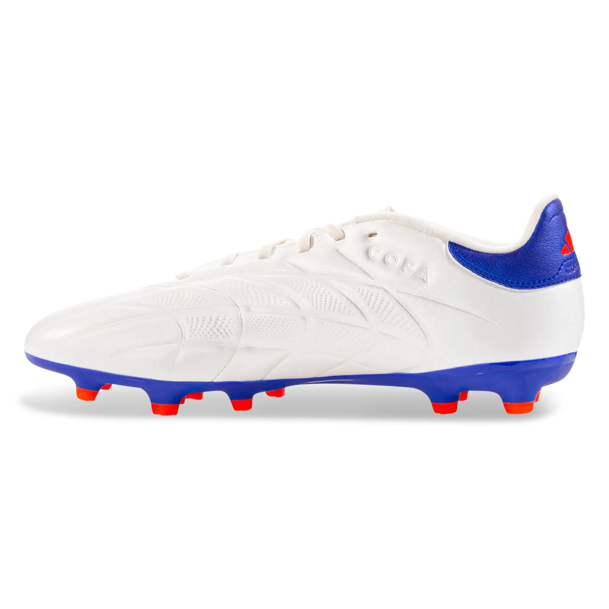 adidas Copa Pure 2 League FG (White/Lucid Blue/Solar Red)