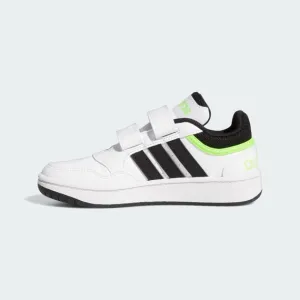 Adidas Hoops 3.0 Ps-Boys Basketball Shoes White/Black