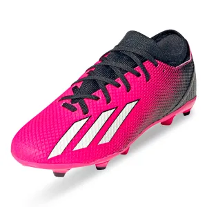 adidas Jr. X Speedportal.1 Firm Ground Soccer Cleats (Team Shock Pink/Black)