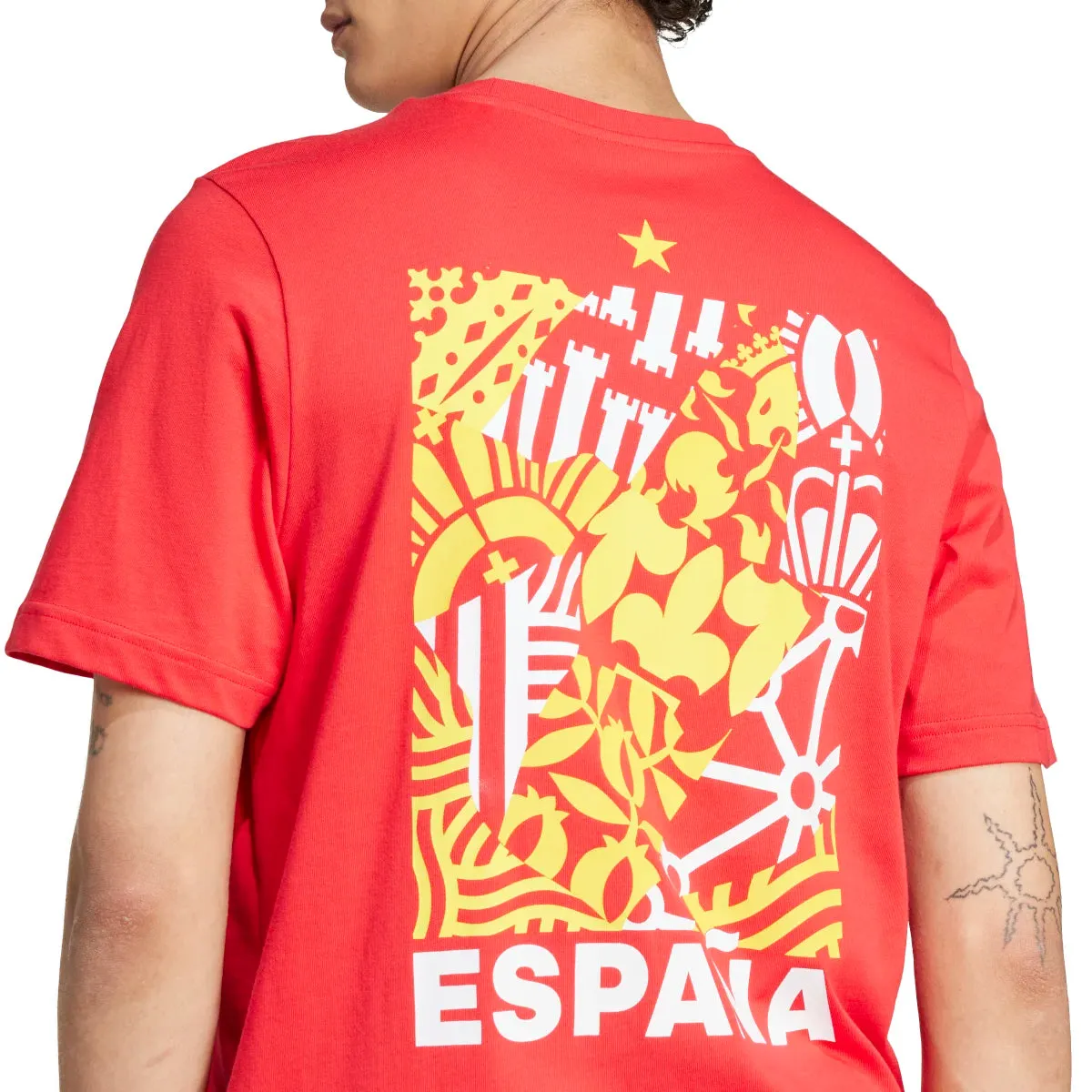 adidas Men's Spain Football Fan Graphic T-Shirt