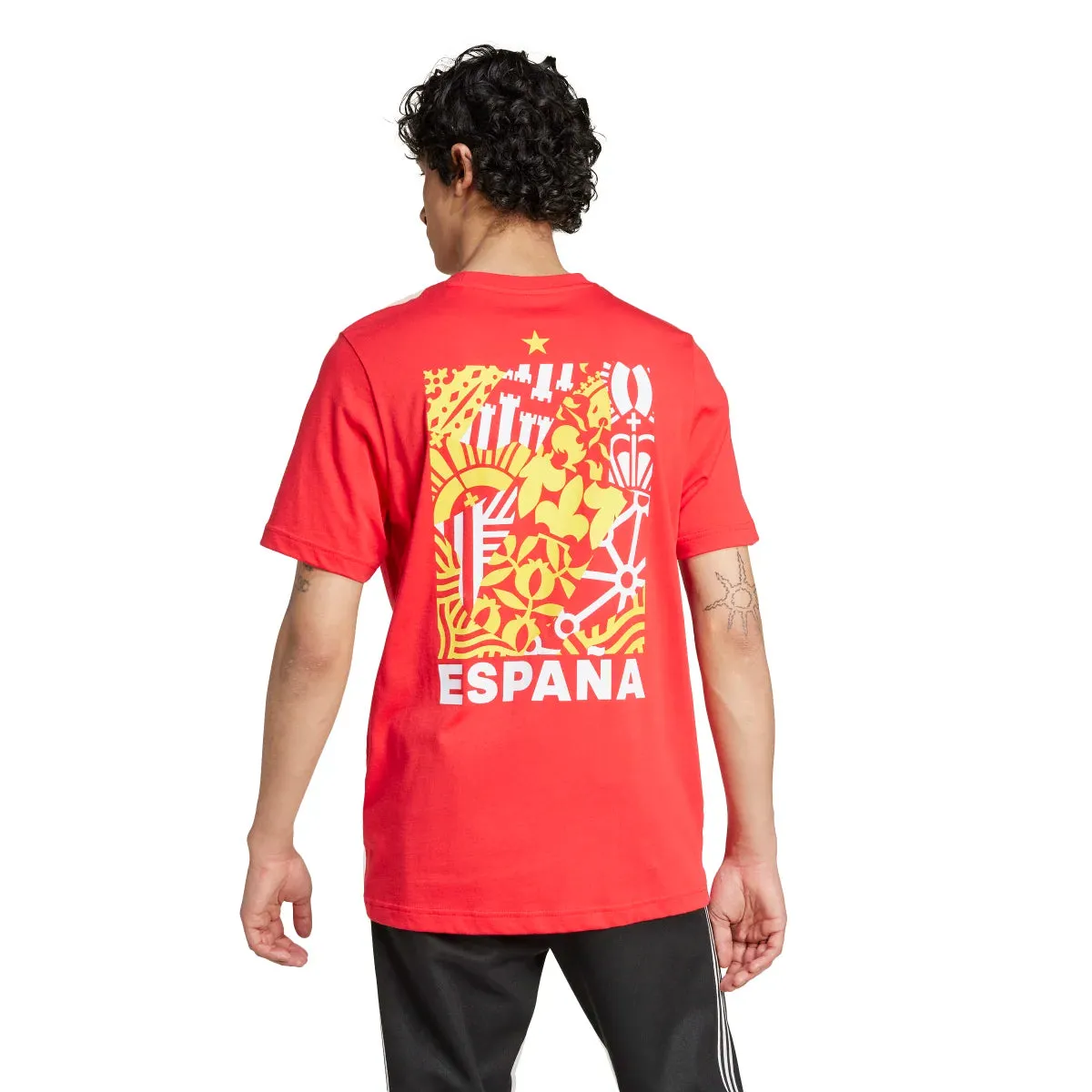 adidas Men's Spain Football Fan Graphic T-Shirt