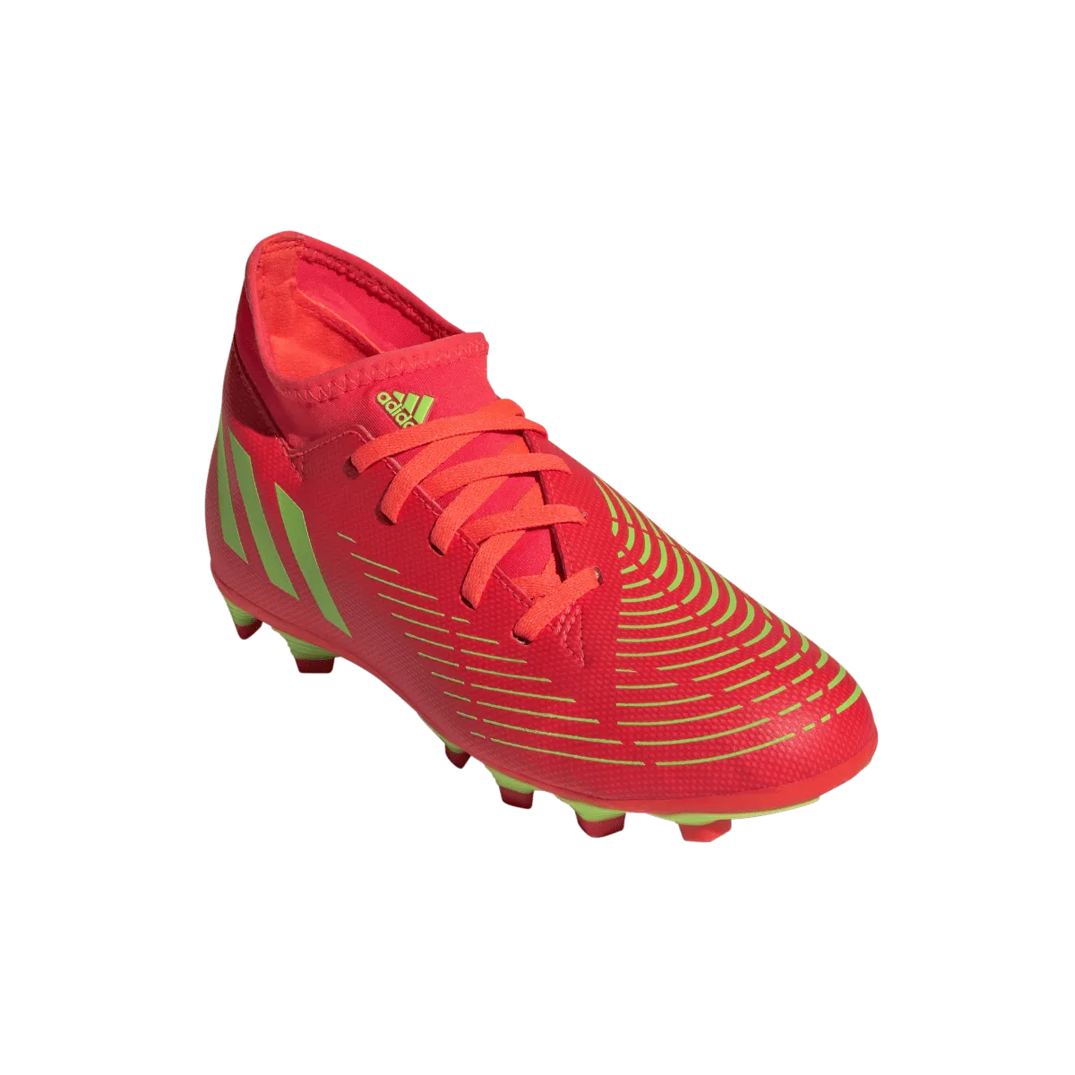 adidas Predator Freak.4 S FxG Youth Soccer Cleats GW0966 SOLAR RED/YELLOW