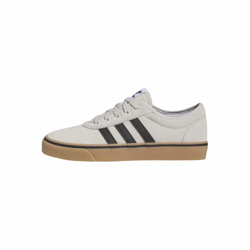 Adidas Skateboarding Adi Ease Crystal White Black Gum Skate Shoes