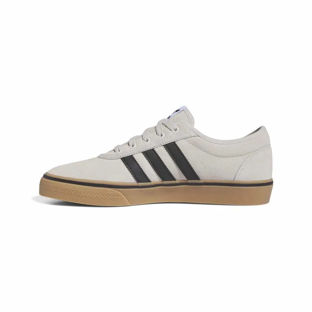 Adidas Skateboarding Adi Ease Crystal White Black Gum Skate Shoes