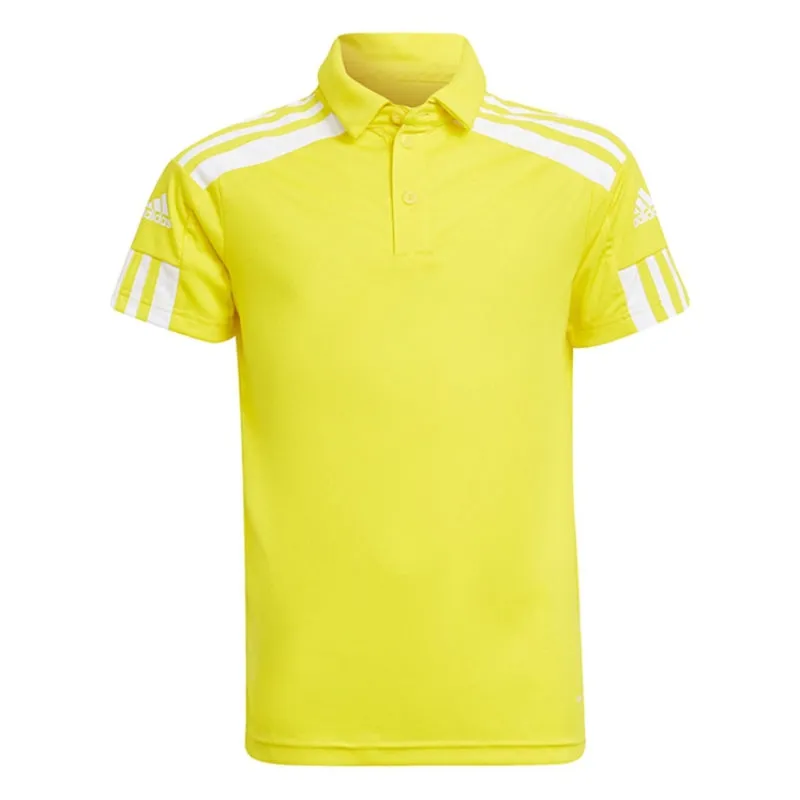 ADIDAS SQUADRA 21 POLO TEAM YELLOW/WHITE