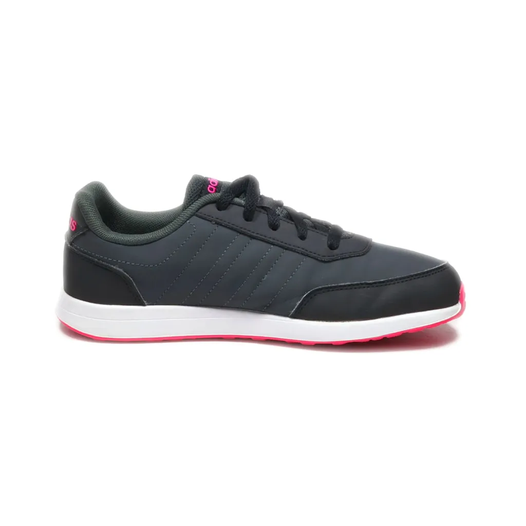 Adidas Vs Switch 2 K Low-Top Sneakers Leather Black Colour For Women