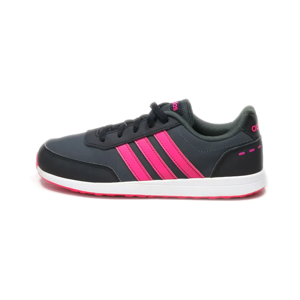 Adidas Vs Switch 2 K Low-Top Sneakers Leather Black Colour For Women