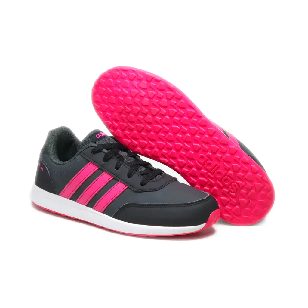 Adidas Vs Switch 2 K Low-Top Sneakers Leather Black Colour For Women