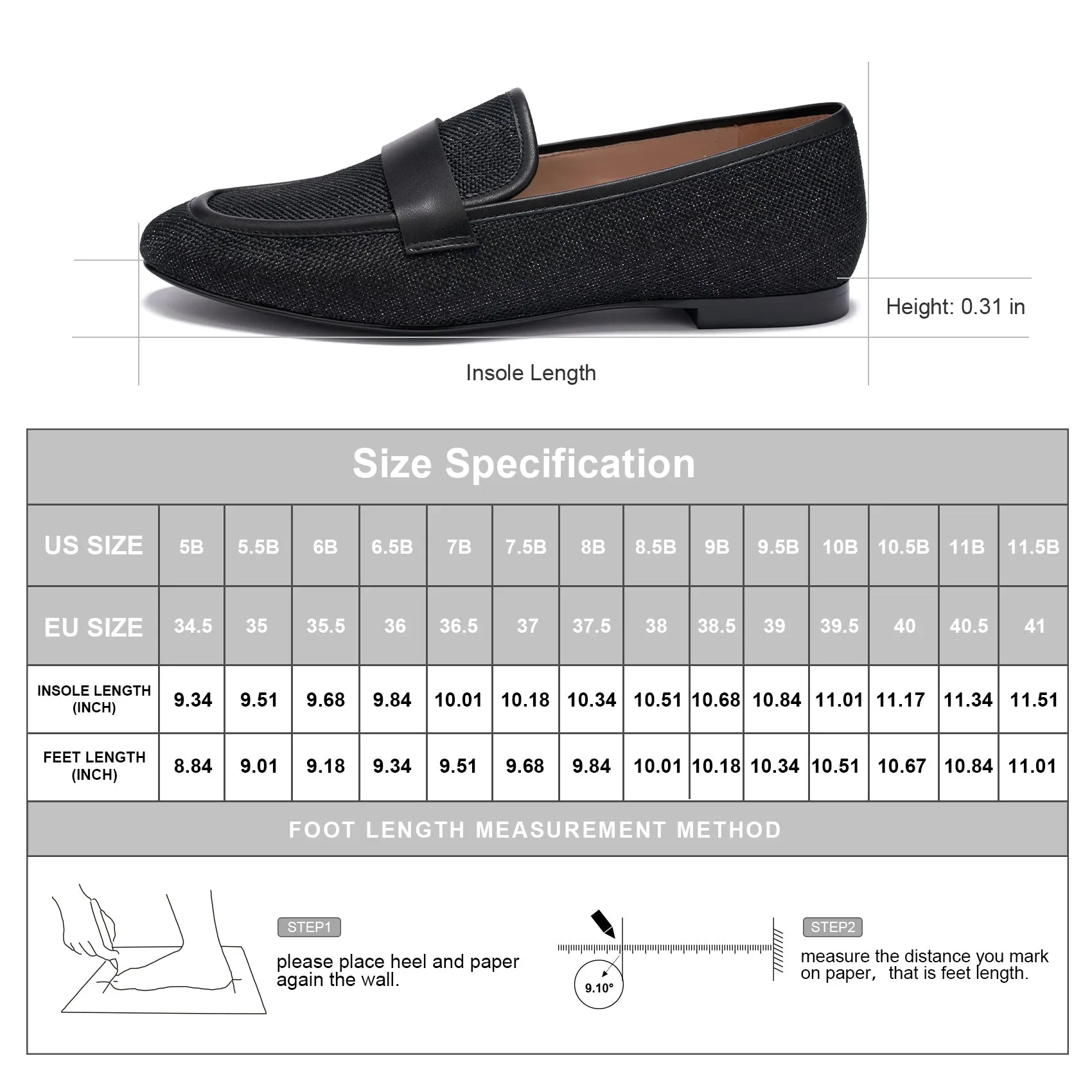 AiciBerllucci - Black -Tassel- Women's Loafer Shoes Casual Leather Flat Shoes for Women Ladies