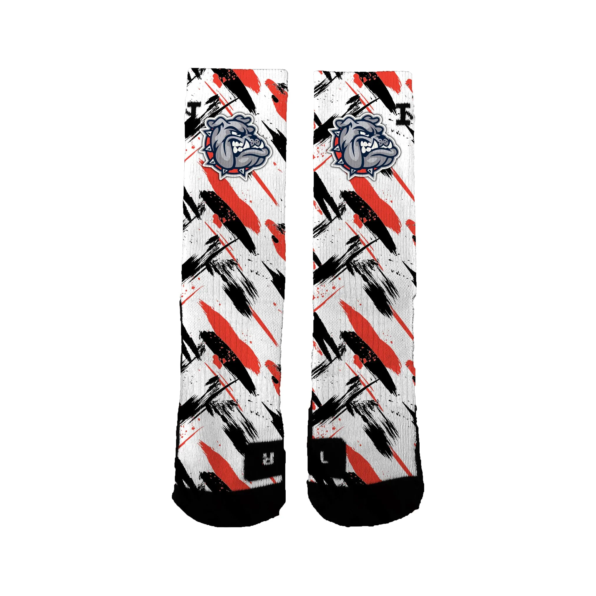 Ainsworth Bulldog Football Paint Socks