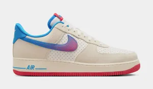 Air Force 1 Low Nike Inc Mens Basketball Shoes (Coconut Milk/Sail/Photo Blue/University Red)