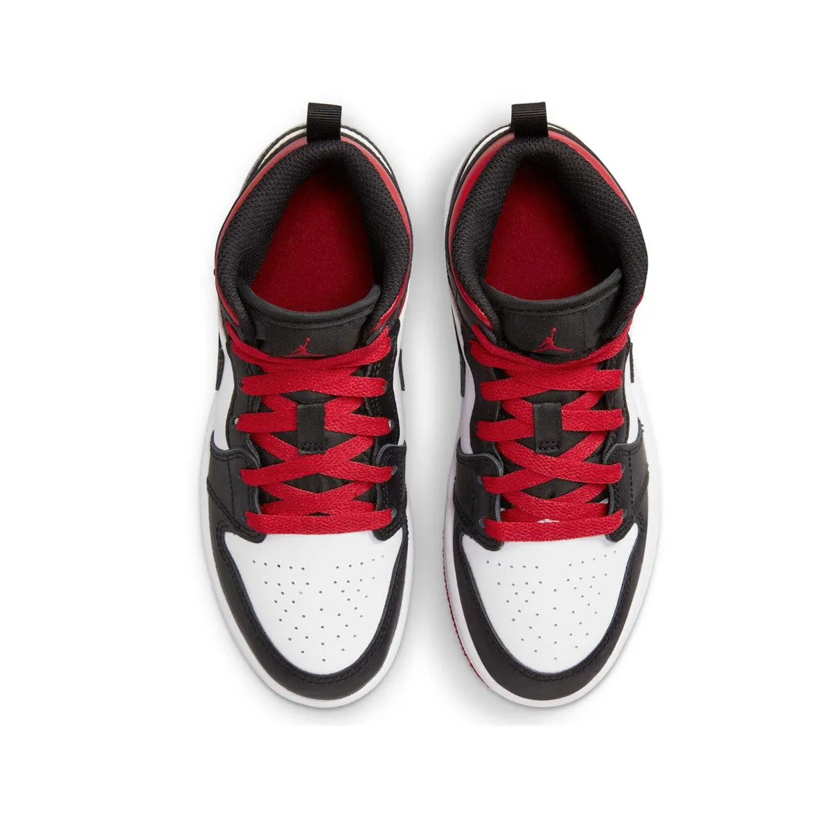 Air Jordan 1 Mid Pre School 'Gym Red Black Toe'