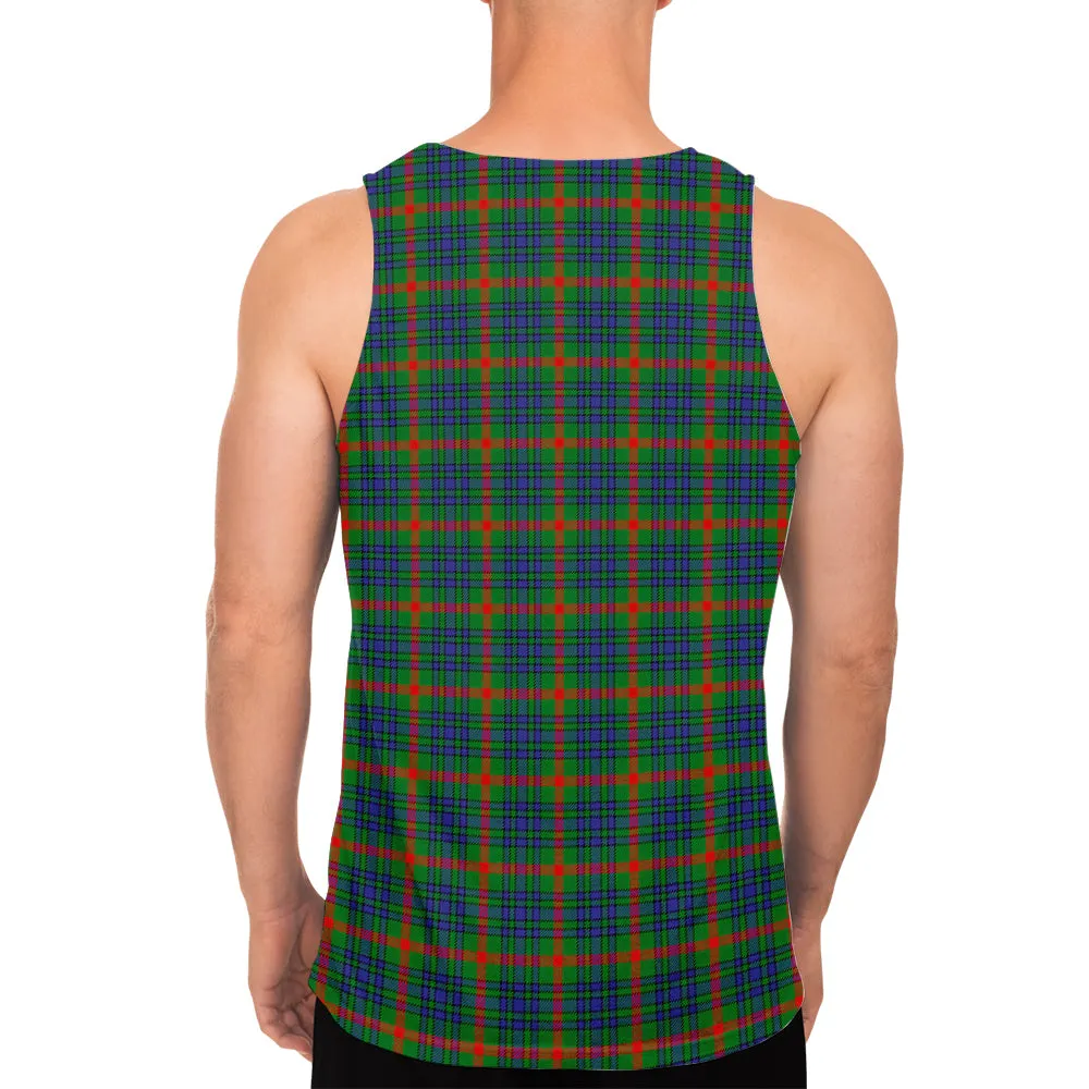 Aiton Tartan Mens Tank Top with Family Crest