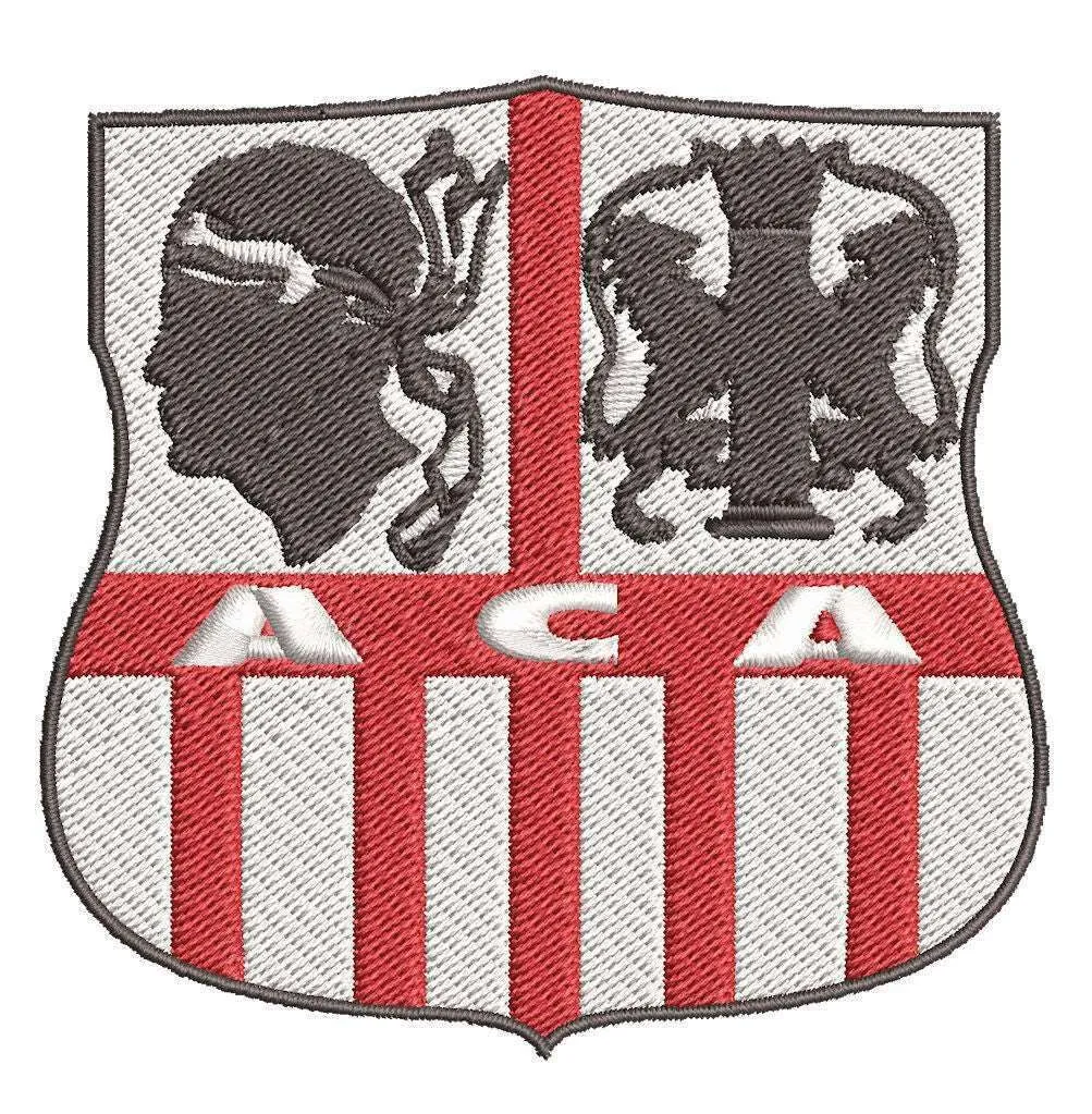 Ajaccio Football Team: Embroidery Design