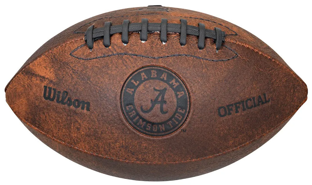 Alabama  9" Throwback Football Vintage logo