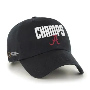 Alabama Crimson Tide 47 Brand 2016 Football National Champions Black Hat Cap