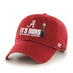 Alabama Crimson Tide 47 Brand 2016 Football National Champions Red Adj Hat Cap