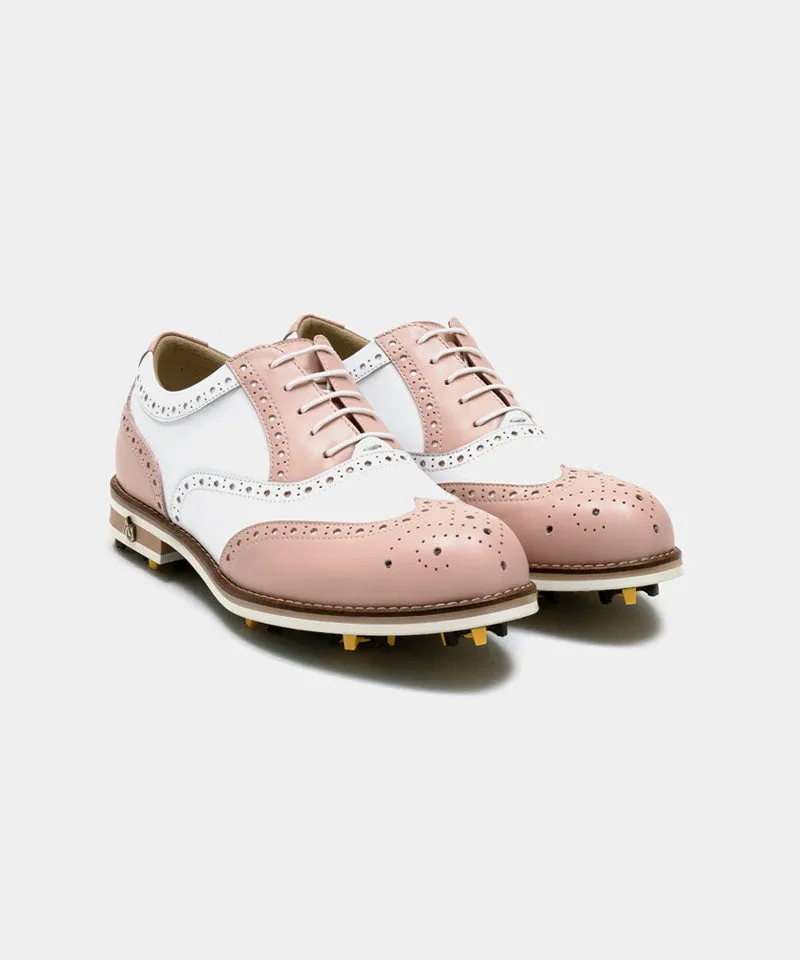 ALL CLASSIC Golf Noble Wingtip Classic Golf Shoes - Pink