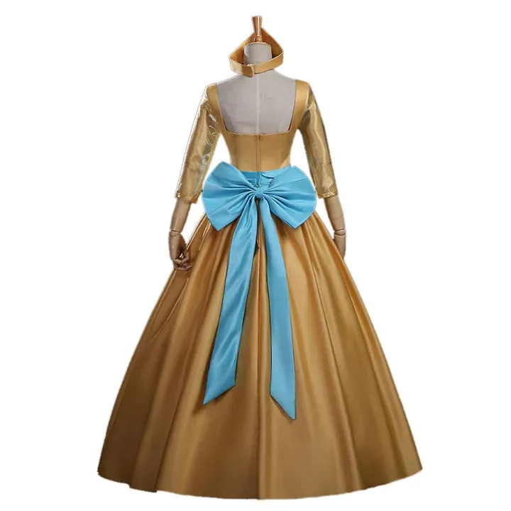 Anastasia Anastasia Princess Yellow Dress Cosplay Costume