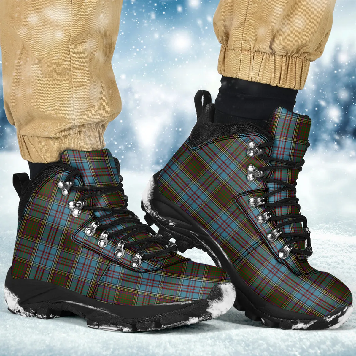 Anderson Tartan Alpine Boots