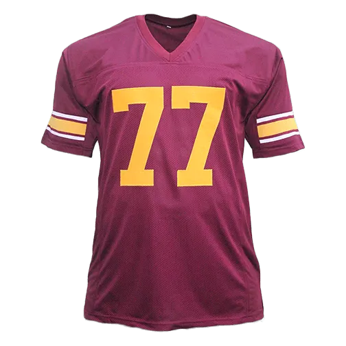 Anthony Munoz Autographed College Style Football Jersey Maroon (JSA)