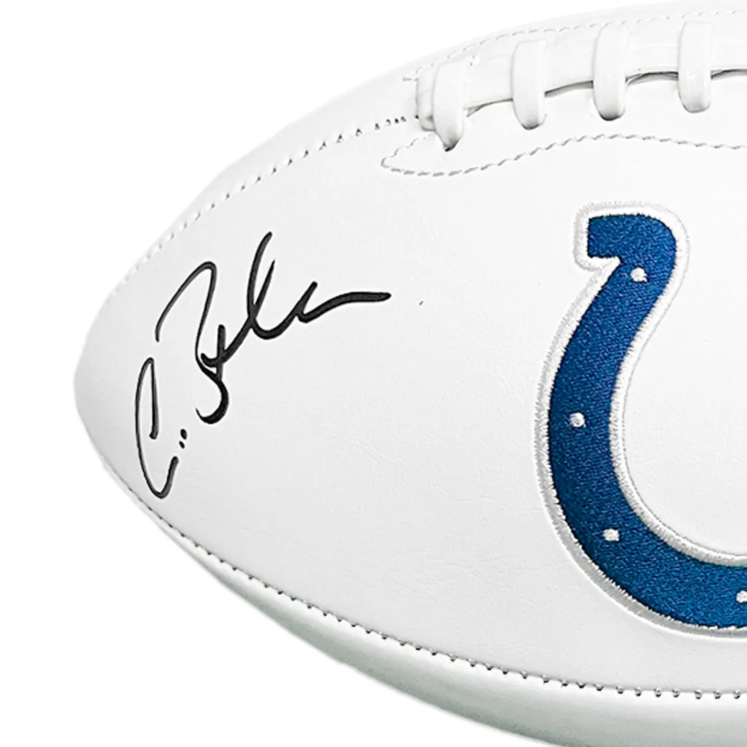 Antoine Bethea Signed Indianapolis Colts Official NFL Team Logo Football (JSA)