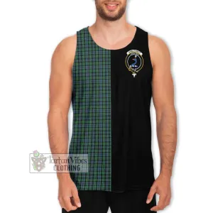 Arbuthnot Tartan Men's Tank Top with Family Crest and Half Of Me Style