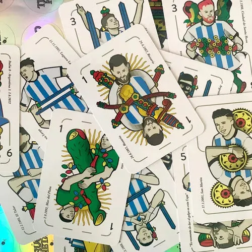 Argentine Football Team Spanish Playing Cards to Play Truco