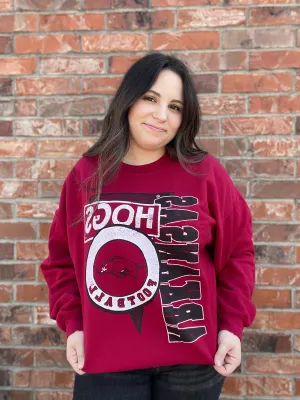 Arkansas Hogs Football Sweatshirt