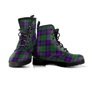 Armstrong Modern Tartan Leather Boots