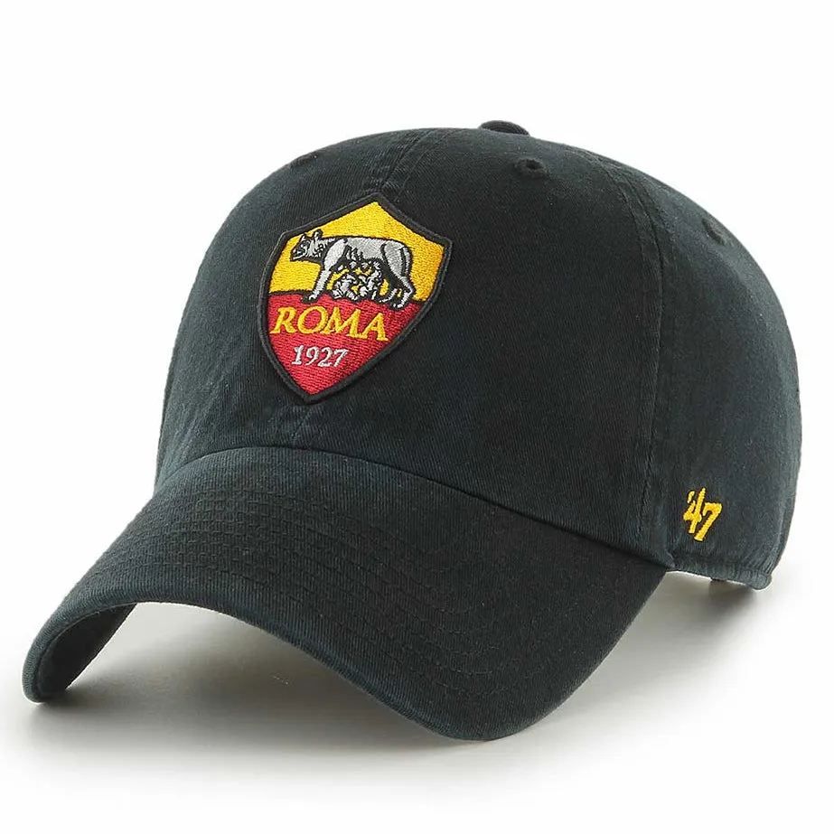 AS Roma Black Clean Up Football Cap Football Soccer by 47