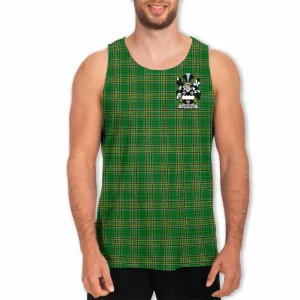 Ashfield Irish Clan Tartan Men's Tank Top with Coat of Arms