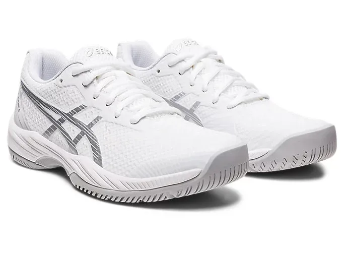 Asics Gel-Game 9 Women's Tennis Shoes White/Pure Silver