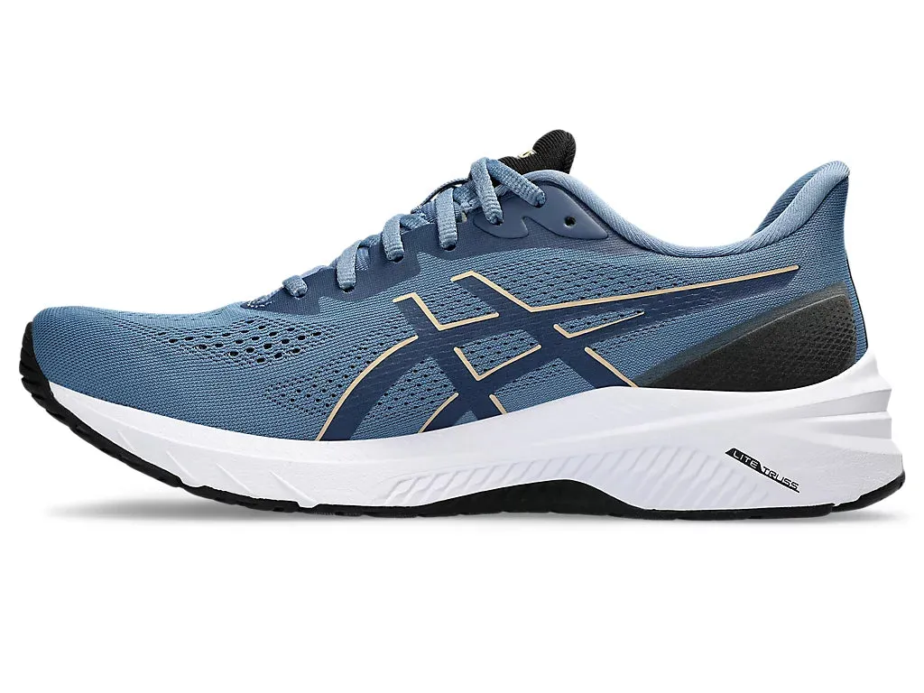 Asics GT-1000 12 Men's Running Shoes - Storm Blue/Dune