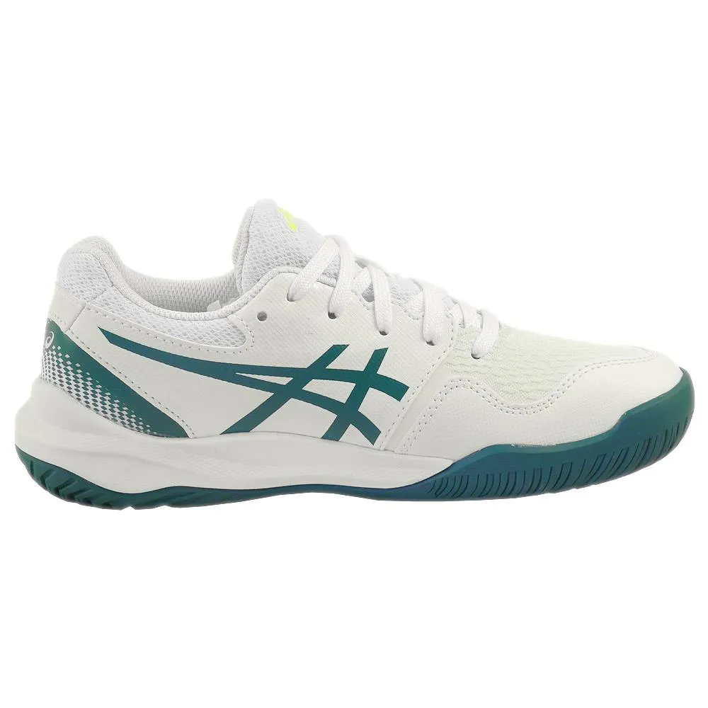 Asics Junior Gel-Resolution 9 GS - White/Restful Teal