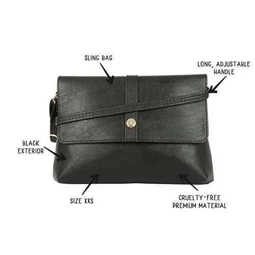 Baggit GG Women's Sling Bag - XX-Small (Black)