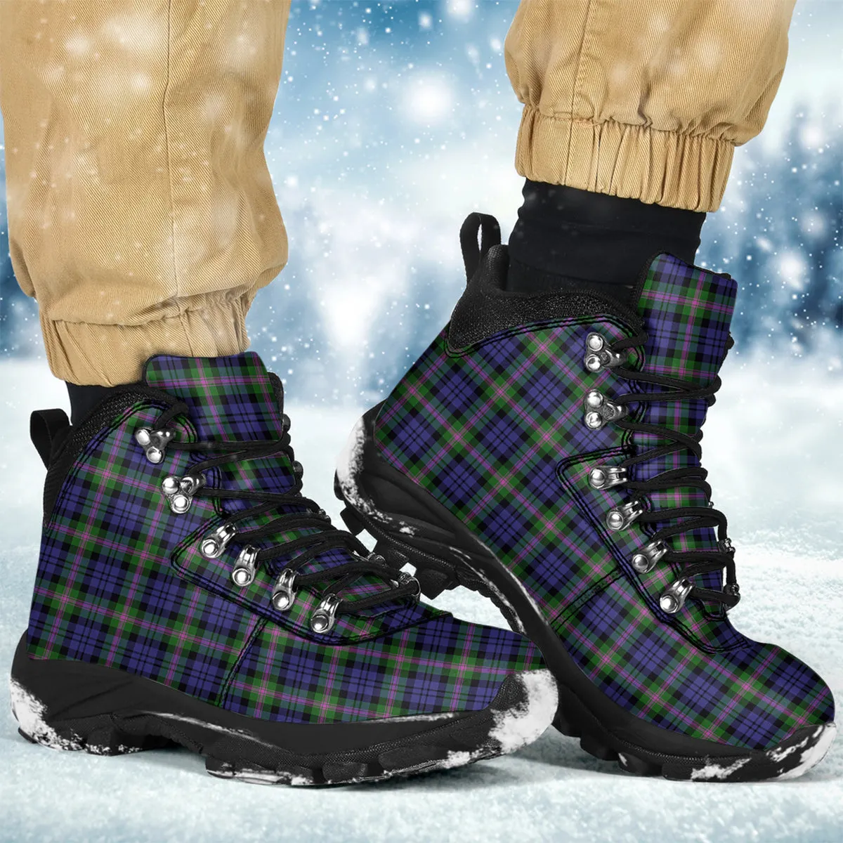 Baird Modern Tartan Alpine Boots