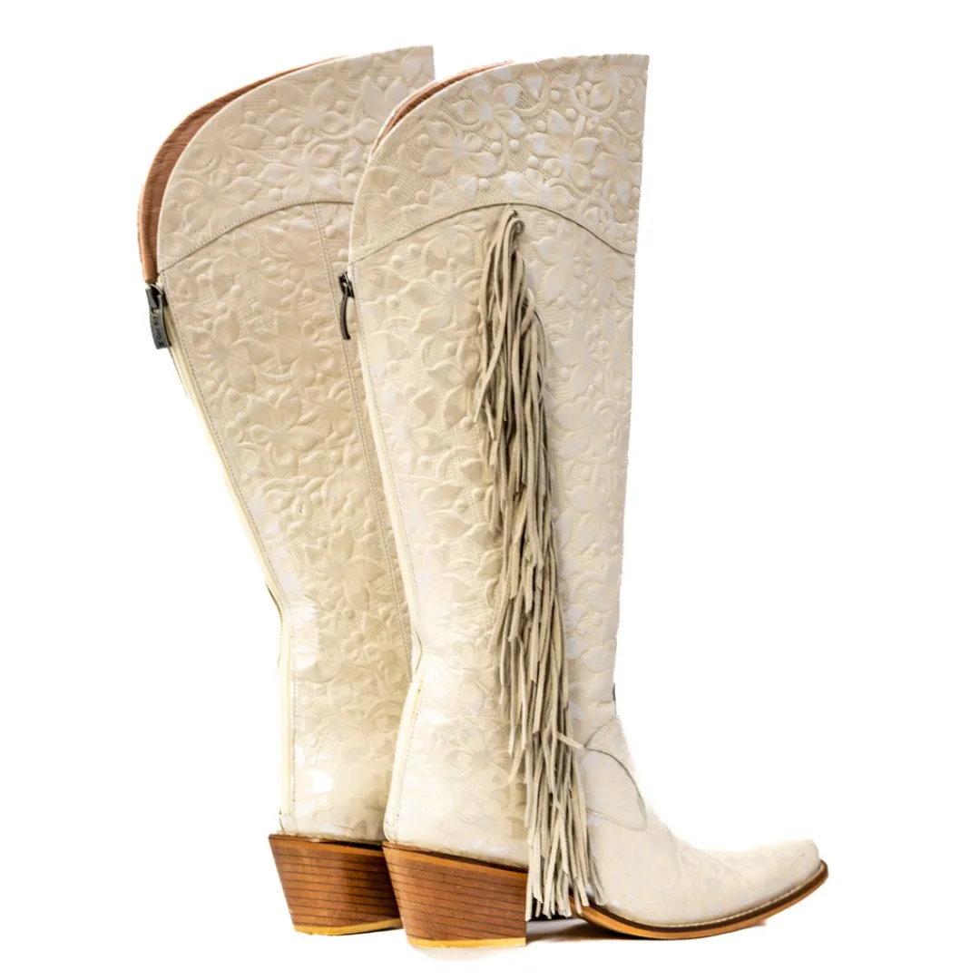 Bali Pearl Fringe Tall Cowboy