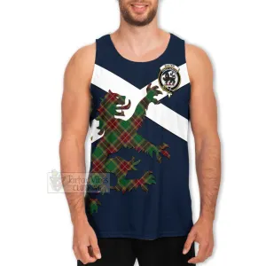 Baxter Tartan Lion Rampant Men's Tank Top  Proudly Display Your Heritage with Alba Gu Brath and Clan Name