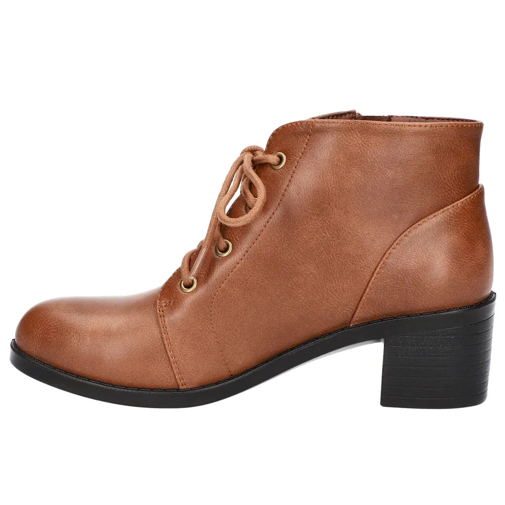 Becker Round Toe Zippered Booties