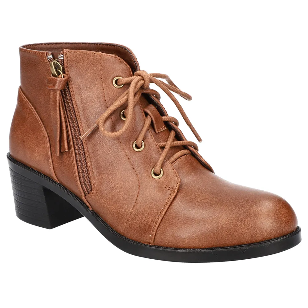 Becker Round Toe Zippered Booties