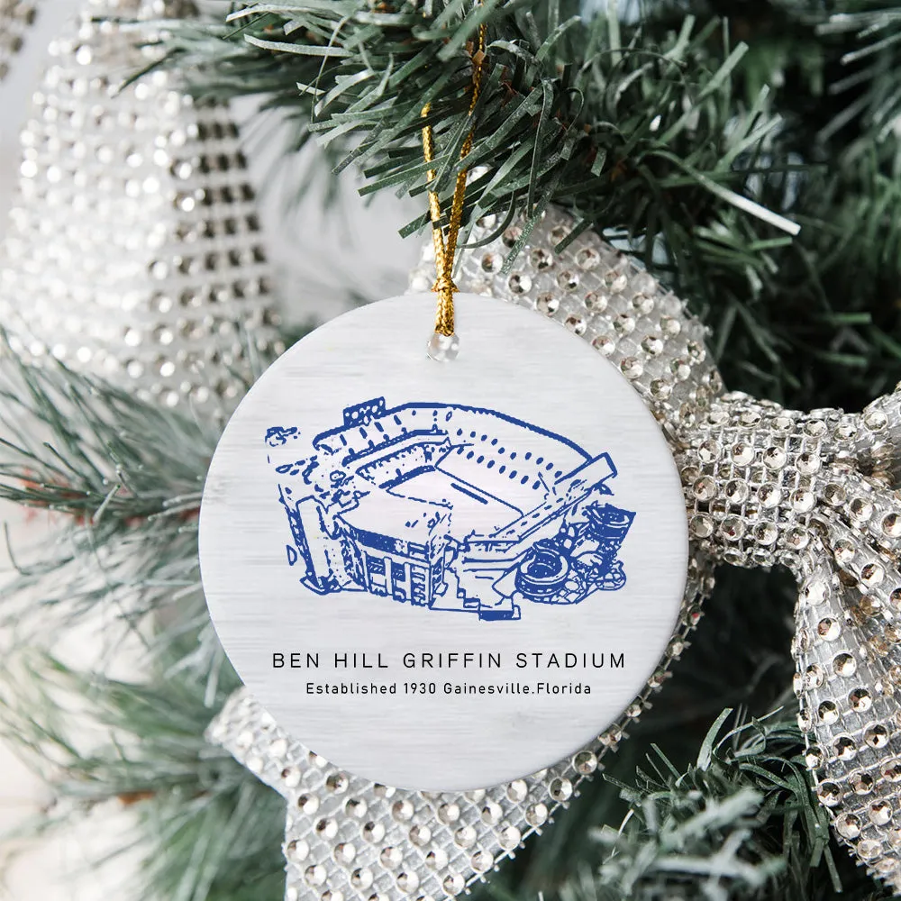 Ben Hill Griffin Stadium - Florida Gators Football,College American Football Ceramic Christmas Ornament