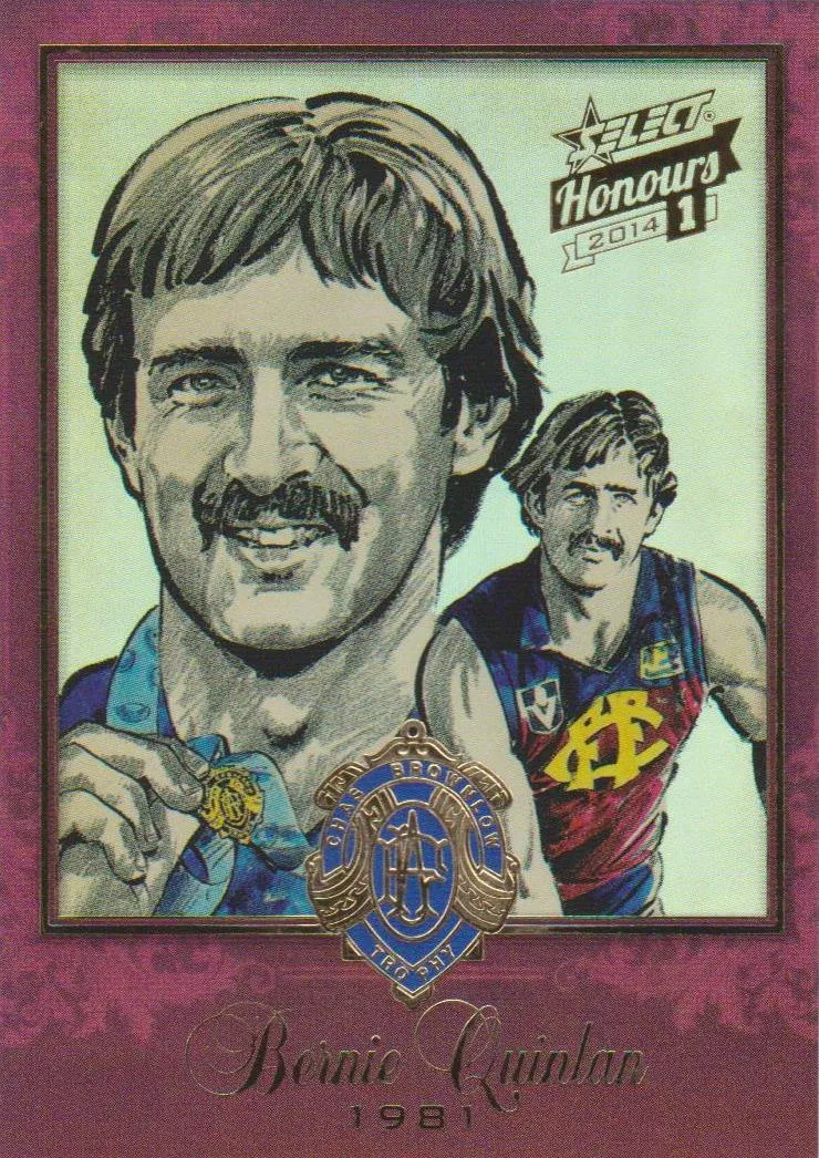 Bernie Quinlan, Brownlow Sketch, 2014 Select AFL Honours 1