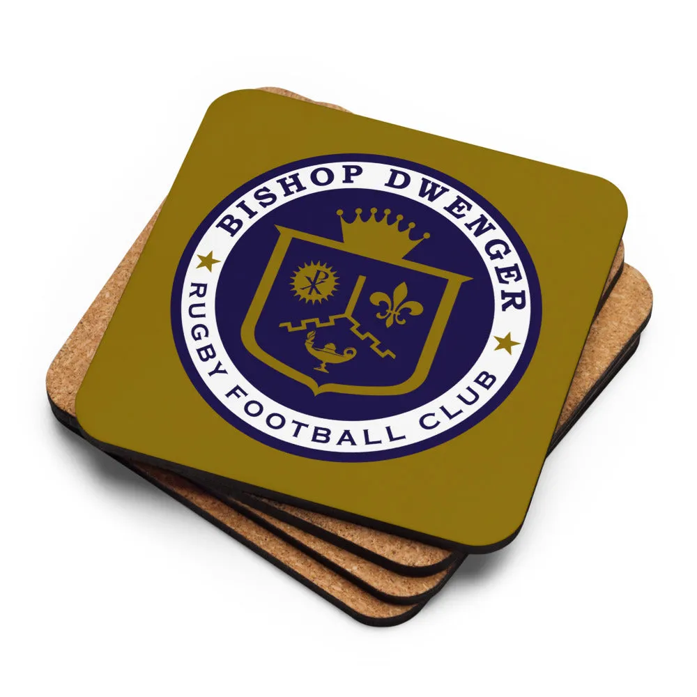 Bishop Dwenger RFC Cork-Back Coaster